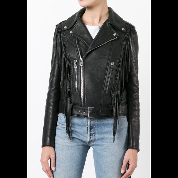 Gucci Punk Leather Biker Jacket Size 44/L - Picture 2 of 16